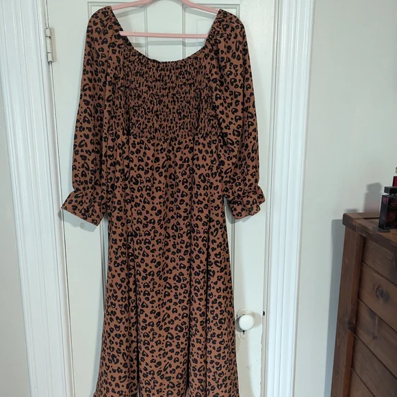 Leopard Print Dress - Picture 2 of 5